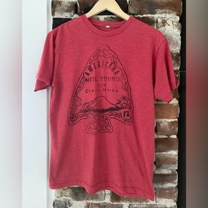 Neil Young Crazy Horse concert tshirt